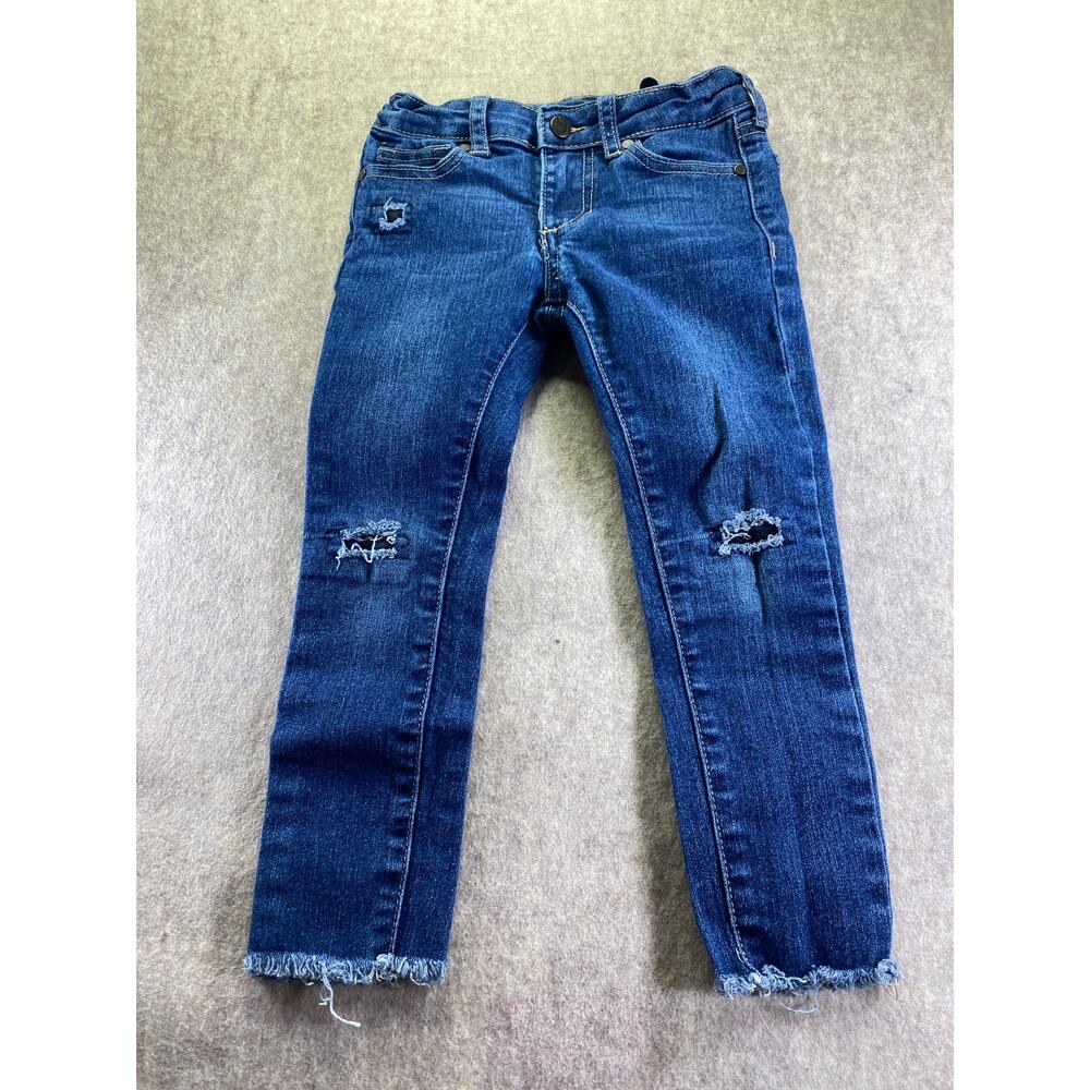 Joe's Jeans Skinny Distressed Adjustable Waist Blue Jeans Size 5